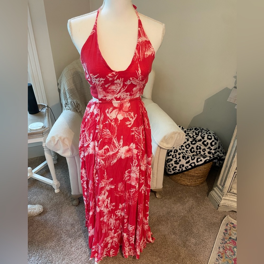 Free People multi tie dress